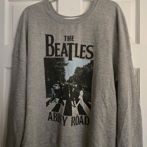 The Beatles Gray Logo Sweatshirt